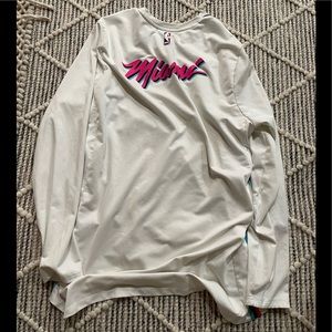 Nike Miami heat long sleeve drifit shirt